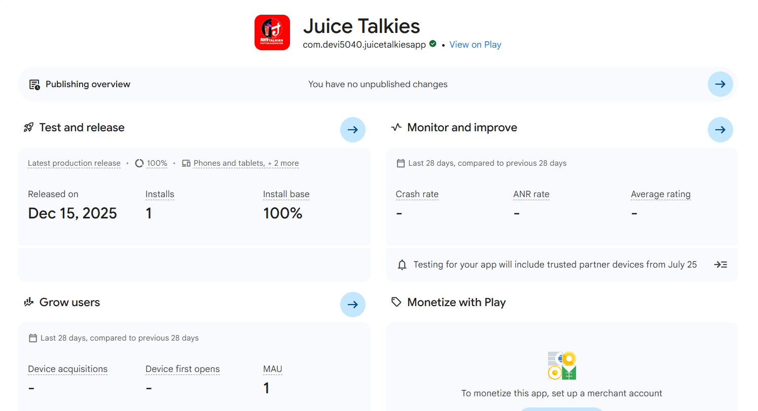 Image of project: Juice Talkies