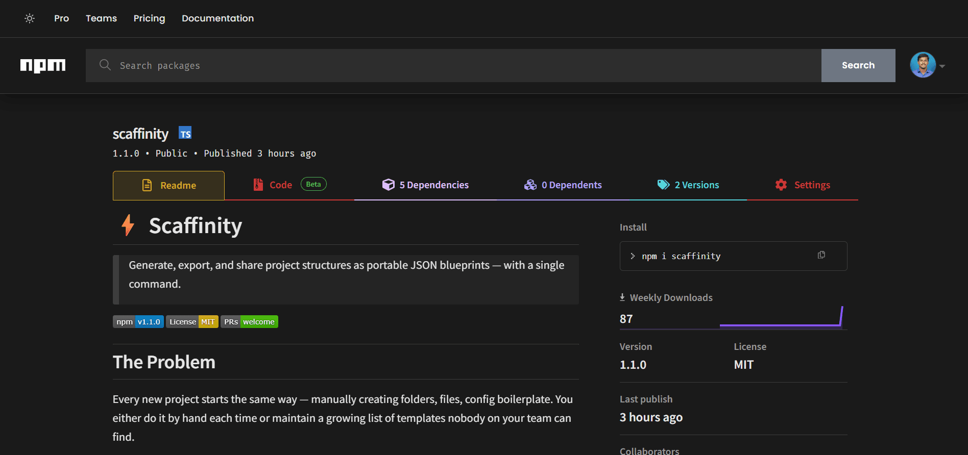 Image of project: Scaffinity